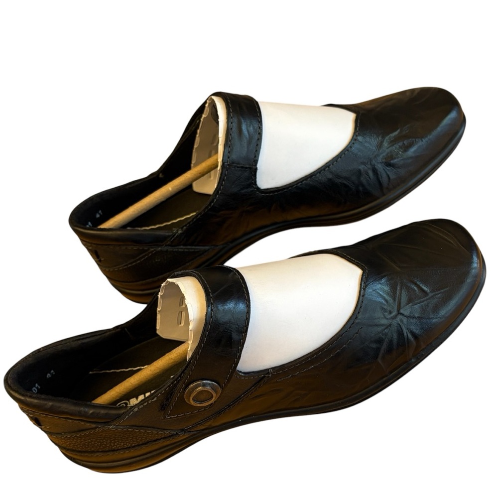 Romika Leather Black Mary Jane Cassie size EU 41 US 10 by Josef Seibel German - Picture 5 of 8